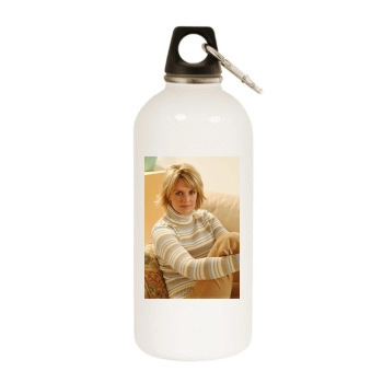 Amanda Tapping White Water Bottle With Carabiner