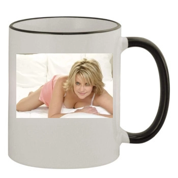 Amanda Tapping 11oz Colored Rim & Handle Mug