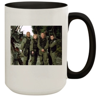 Amanda Tapping 15oz Colored Inner & Handle Mug