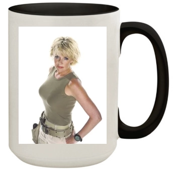 Amanda Tapping 15oz Colored Inner & Handle Mug