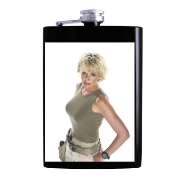 Amanda Tapping Hip Flask