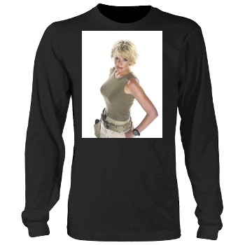 Amanda Tapping Men's Heavy Long Sleeve TShirt