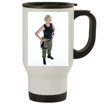 Amanda Tapping Stainless Steel Travel Mug