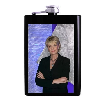 Amanda Tapping Hip Flask