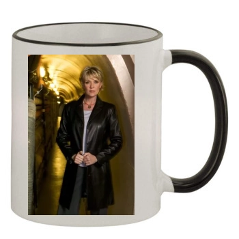 Amanda Tapping 11oz Colored Rim & Handle Mug