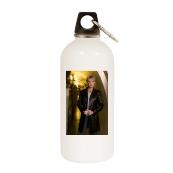 Amanda Tapping White Water Bottle With Carabiner