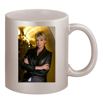 Amanda Tapping 11oz Metallic Silver Mug