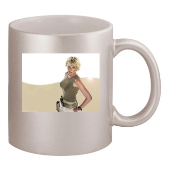 Amanda Tapping 11oz Metallic Silver Mug