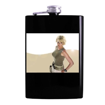 Amanda Tapping Hip Flask