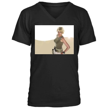 Amanda Tapping Men's V-Neck T-Shirt