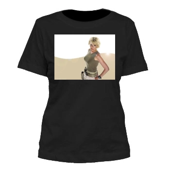 Amanda Tapping Women's Cut T-Shirt