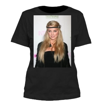 Amber Heard Women's Cut T-Shirt