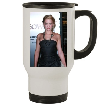 Amber Heard Stainless Steel Travel Mug