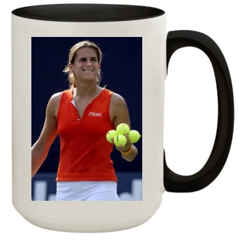 Amelie Mauresmo 15oz Colored Inner & Handle Mug