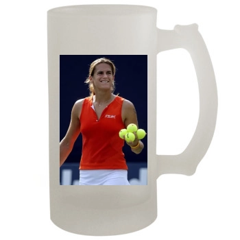 Amelie Mauresmo 16oz Frosted Beer Stein