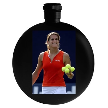 Amelie Mauresmo Round Flask