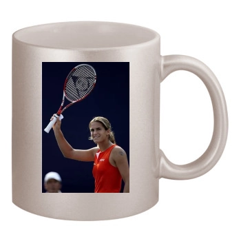 Amelie Mauresmo 11oz Metallic Silver Mug