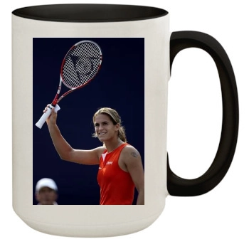 Amelie Mauresmo 15oz Colored Inner & Handle Mug