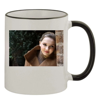 Abigail Breslin 11oz Colored Rim & Handle Mug