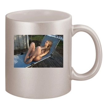 Ada Kristine 11oz Metallic Silver Mug