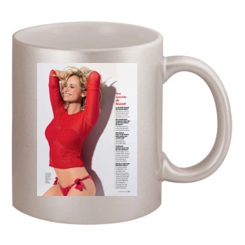 Adriana Karembeu 11oz Metallic Silver Mug