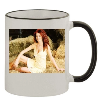 Amy Acker 11oz Colored Rim & Handle Mug