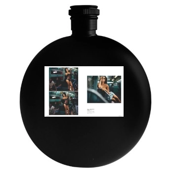 Adriana Lima Round Flask