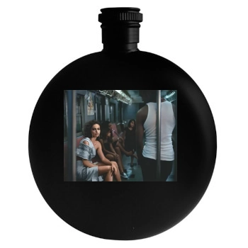 Adriana Lima Round Flask