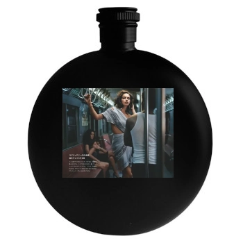 Adriana Lima Round Flask