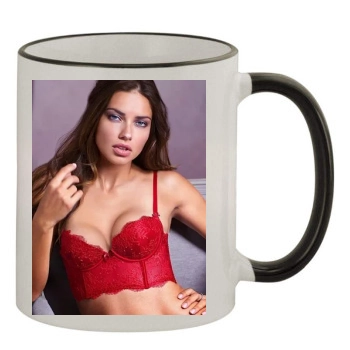 Adriana Lima 11oz Colored Rim & Handle Mug