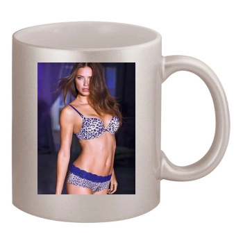 Adriana Lima 11oz Metallic Silver Mug