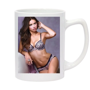 Adriana Lima 14oz White Statesman Mug