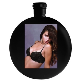 Adriana Lima Round Flask