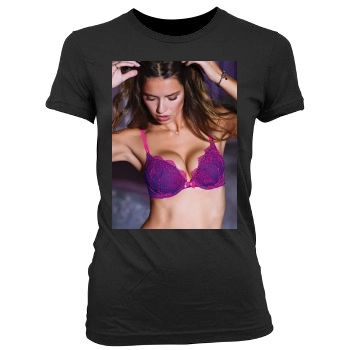 Adriana Lima Women's Junior Cut Crewneck T-Shirt