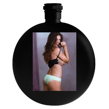 Adriana Lima Round Flask