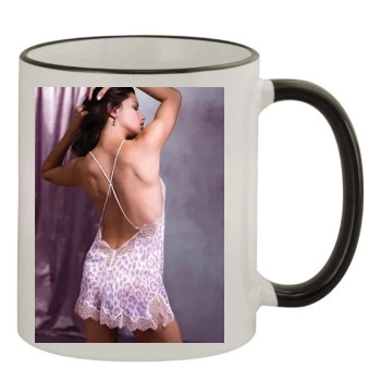 Adriana Lima 11oz Colored Rim & Handle Mug