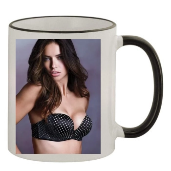 Adriana Lima 11oz Colored Rim & Handle Mug