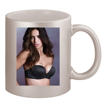 Adriana Lima 11oz Metallic Silver Mug