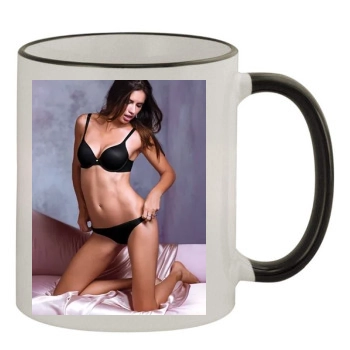 Adriana Lima 11oz Colored Rim & Handle Mug