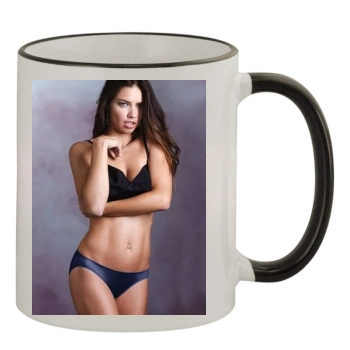 Adriana Lima 11oz Colored Rim & Handle Mug