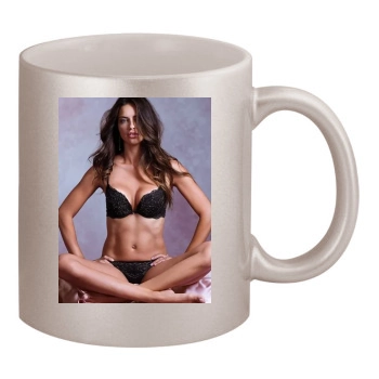 Adriana Lima 11oz Metallic Silver Mug