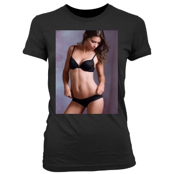 Adriana Lima Women's Junior Cut Crewneck T-Shirt