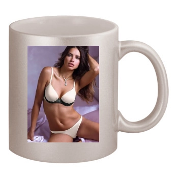 Adriana Lima 11oz Metallic Silver Mug