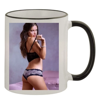 Adriana Lima 11oz Colored Rim & Handle Mug