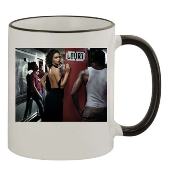 Adriana Lima 11oz Colored Rim & Handle Mug