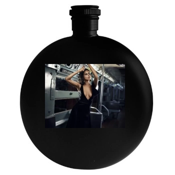 Adriana Lima Round Flask