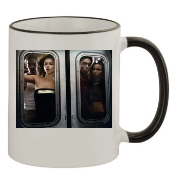 Adriana Lima 11oz Colored Rim & Handle Mug