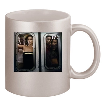 Adriana Lima 11oz Metallic Silver Mug