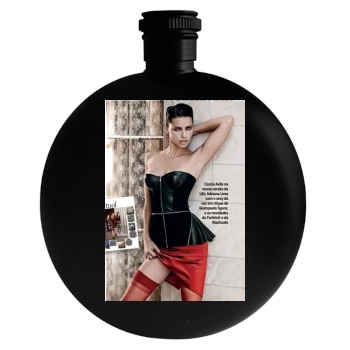 Adriana Lima Round Flask