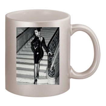 Adriana Lima 11oz Metallic Silver Mug